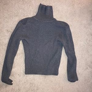 Gray Turtleneck